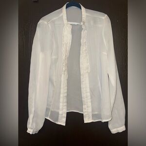 Chic White Women's Blouse